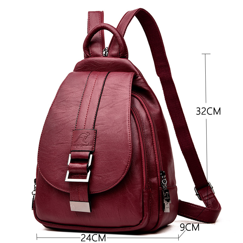 Thiết Kế Ốp Lưng Nữ Da Lưng Nữ - đánh giá và giá Leather Backpack Vintage